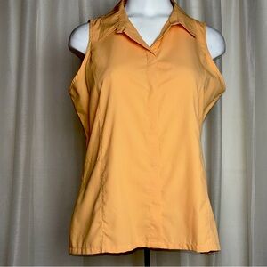 Royal Robbins Snap Front Sleeveless Summer Top